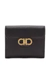 Ferragamo Gancini Wallet In Black