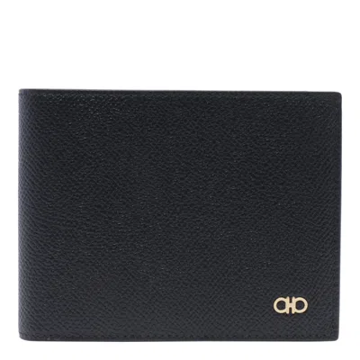 Ferragamo Gancini Wallet In Black