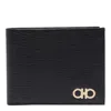 Ferragamo Men Revival Gancini Wallet In Black
