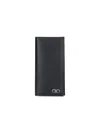 Ferragamo Half-fold Wallet In Black