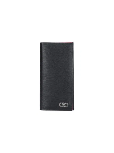 Ferragamo Gancini Wallet In Black
