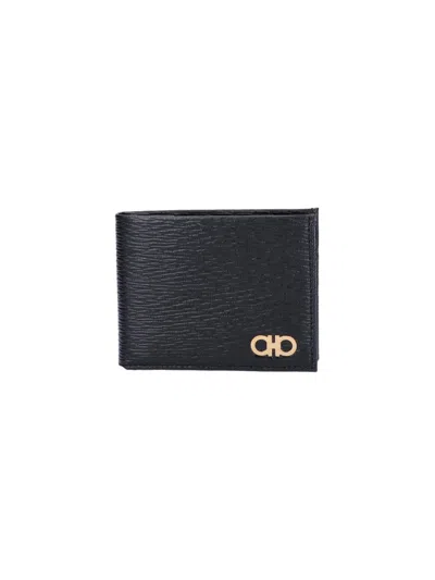Ferragamo Gancini Wallet In Black