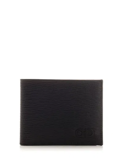 Ferragamo Gancini Wallet In Black