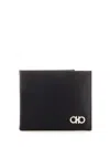 Ferragamo Revival Gancio Wallets And Card Holders In Black