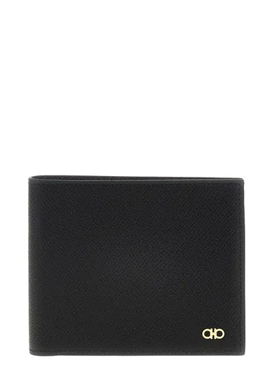 Ferragamo Gancini Wallet In Black