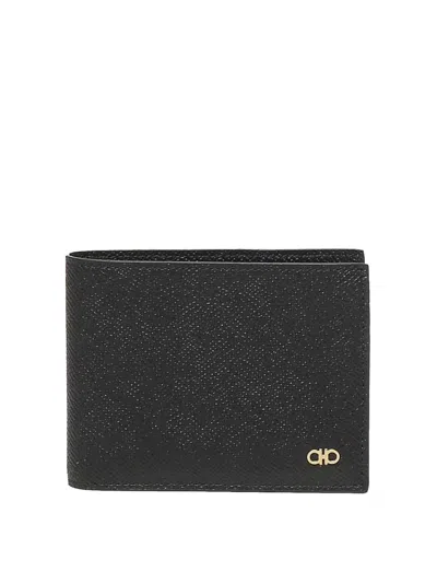 Ferragamo Gancini Wallet In Black