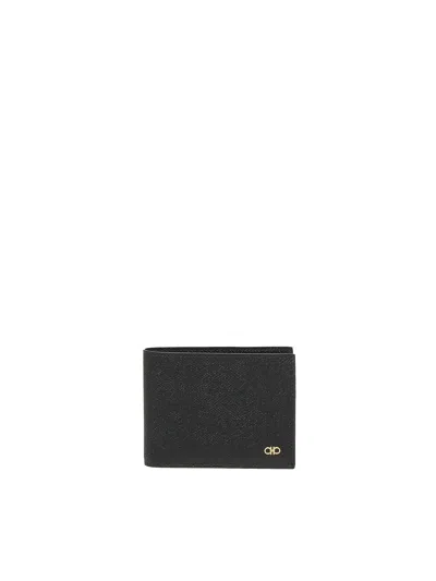 Ferragamo Gancini Wallet In Black