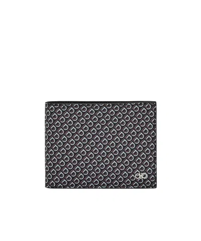 Ferragamo Gancini Wallet In Black