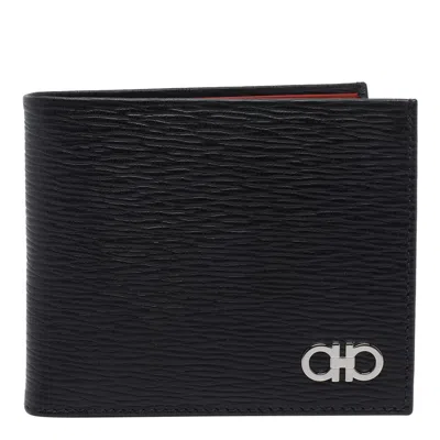 Ferragamo Gancini Wallet In Black
