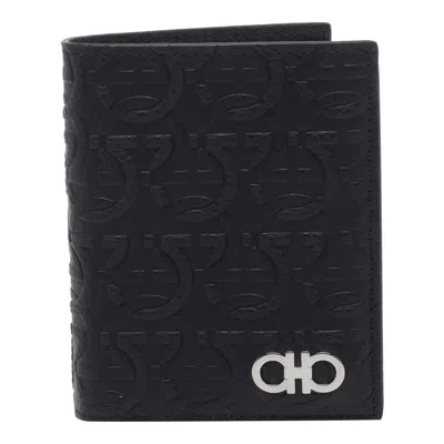 Ferragamo Gancini Wallet In Black
