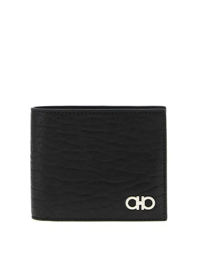 Ferragamo Gancini Wallet In Black
