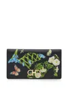 Ferragamo Gancini Wallet In Black