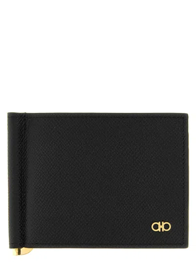 Ferragamo Gancini Wallet In Black
