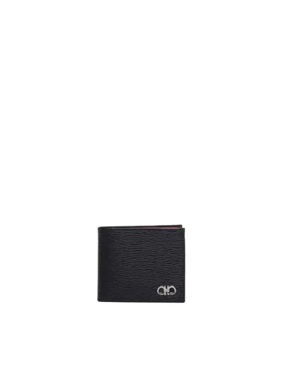 Ferragamo Gancini Wallet In Black