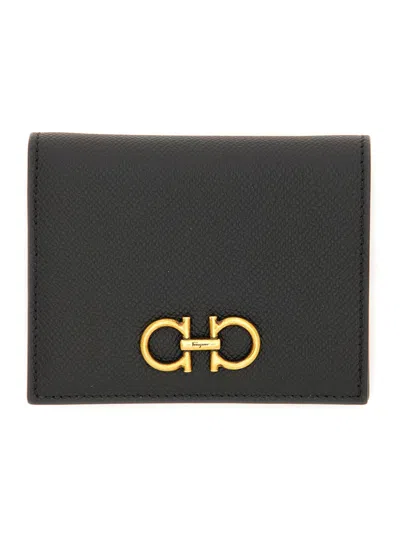 Ferragamo Gancini Wallet In Black