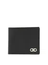 Ferragamo Revival Gancio Wallets And Card Holders In Black
