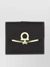 Ferragamo Gancini Wallet Gold-tone Hardware