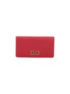 Ferragamo Gancini Wallet In Red