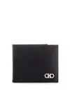 Ferragamo Gancini Leather Bifold Wallet
