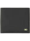 Ferragamo Gancini Wallet With Textured Finish