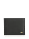 Ferragamo Textured Finish Leather Wallet Logo