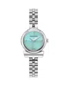 Ferragamo Women's Swiss Stainless Steel Bracelet Watch 23mm In Blue/silver