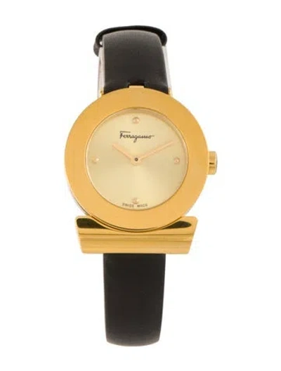 Pre-owned Ferragamo Gancini Watch In Multi