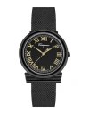 Ferragamo Gancini Watch In Black