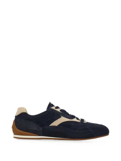 Ferragamo Gancini-ornament Sneakers In Blue