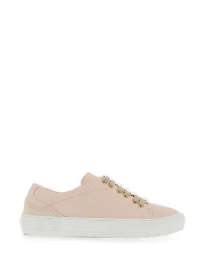 Ferragamo Gancini-plaque Leather Sneakers In Multi
