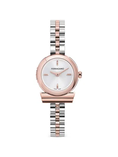 Ferragamo Gancino 22mm Watch In White