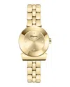 Ferragamo Gancino Bracelet Watch With Polished Gold Finish In Gold