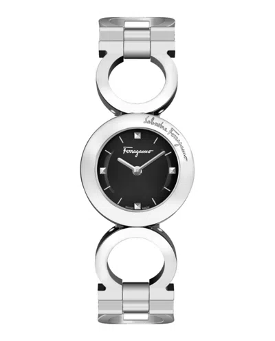 Ferragamo Gancino Bracelet Watch In Metallic