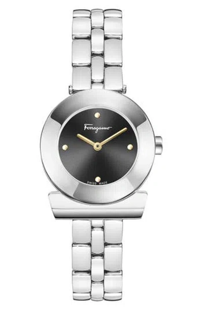 FERRAGAMO FERRAGAMO GANCINO BRACELET WATCH, 27MM