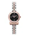 Ferragamo Gancino Bracelet Watch With Two-tone Case In Gold