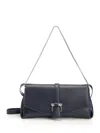 Ferragamo Gancino Pouch Medium Shoulder Bag With Shoudler Strap And Chain