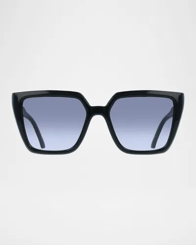 Ferragamo Gancino Square Acetate Sunglasses