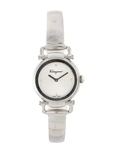 Pre-owned Ferragamo Gancino Watch, 26mm In Multi