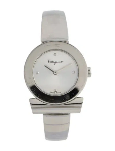 Pre-owned Ferragamo Gancino Watch, 27mm In Multi