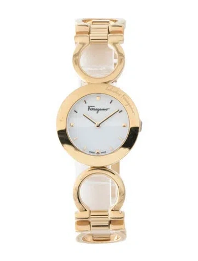 Pre-owned Ferragamo Gancino Watch, 28mm In Multi