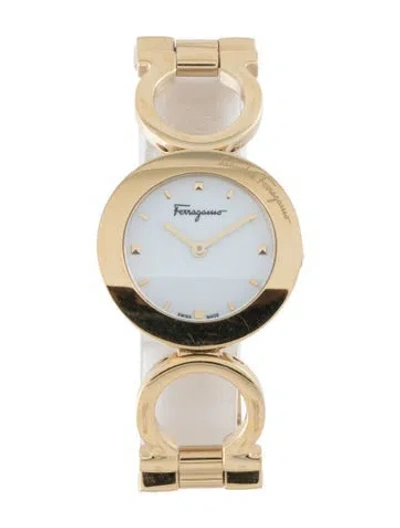 Pre-owned Ferragamo Gancino Watch, 28mm In Multi