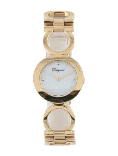 Pre-owned Ferragamo Gancino Watch, 28mm In Multi