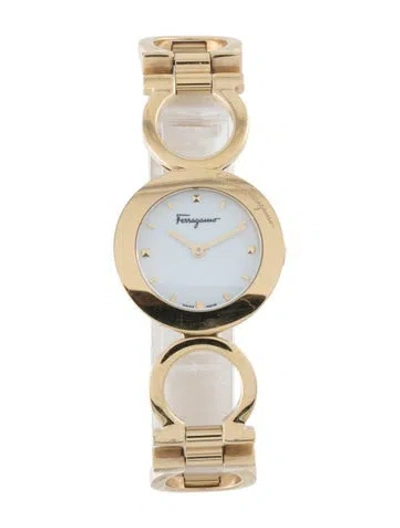 Pre-owned Ferragamo Gancino Watch, 28mm In Multi