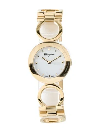 Pre-owned Ferragamo Gancino Watch, 28mm In Multi