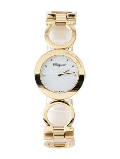 Pre-owned Ferragamo Gancino Watch, 28mm In Multi