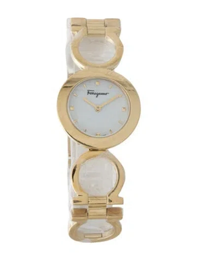 Pre-owned Ferragamo Gancino Watch, 28mm In Multi