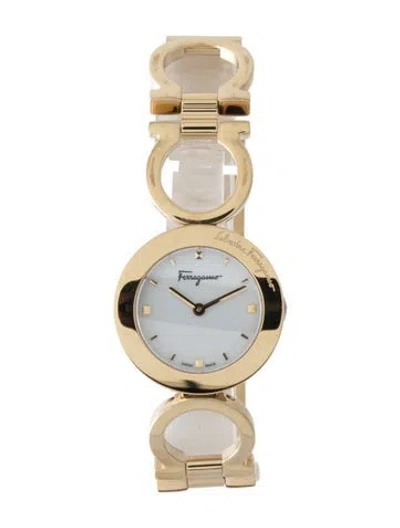 Pre-owned Ferragamo Gancino Watch, 28mm In Multi