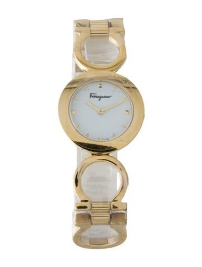 Pre-owned Ferragamo Gancino Watch, 28mm In Multi