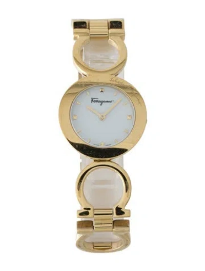 Pre-owned Ferragamo Gancino Watch, 28mm In Multi