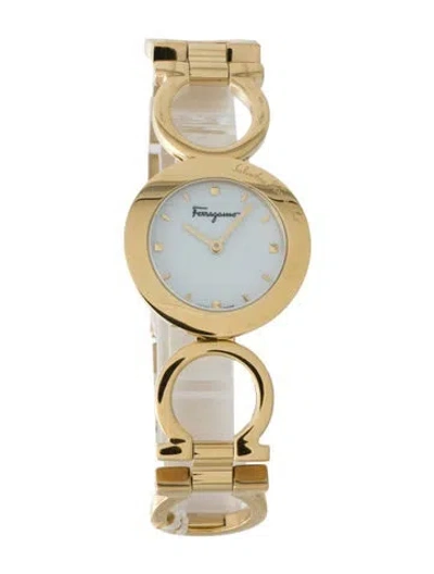 Pre-owned Ferragamo Gancino Watch, 28mm In Multi